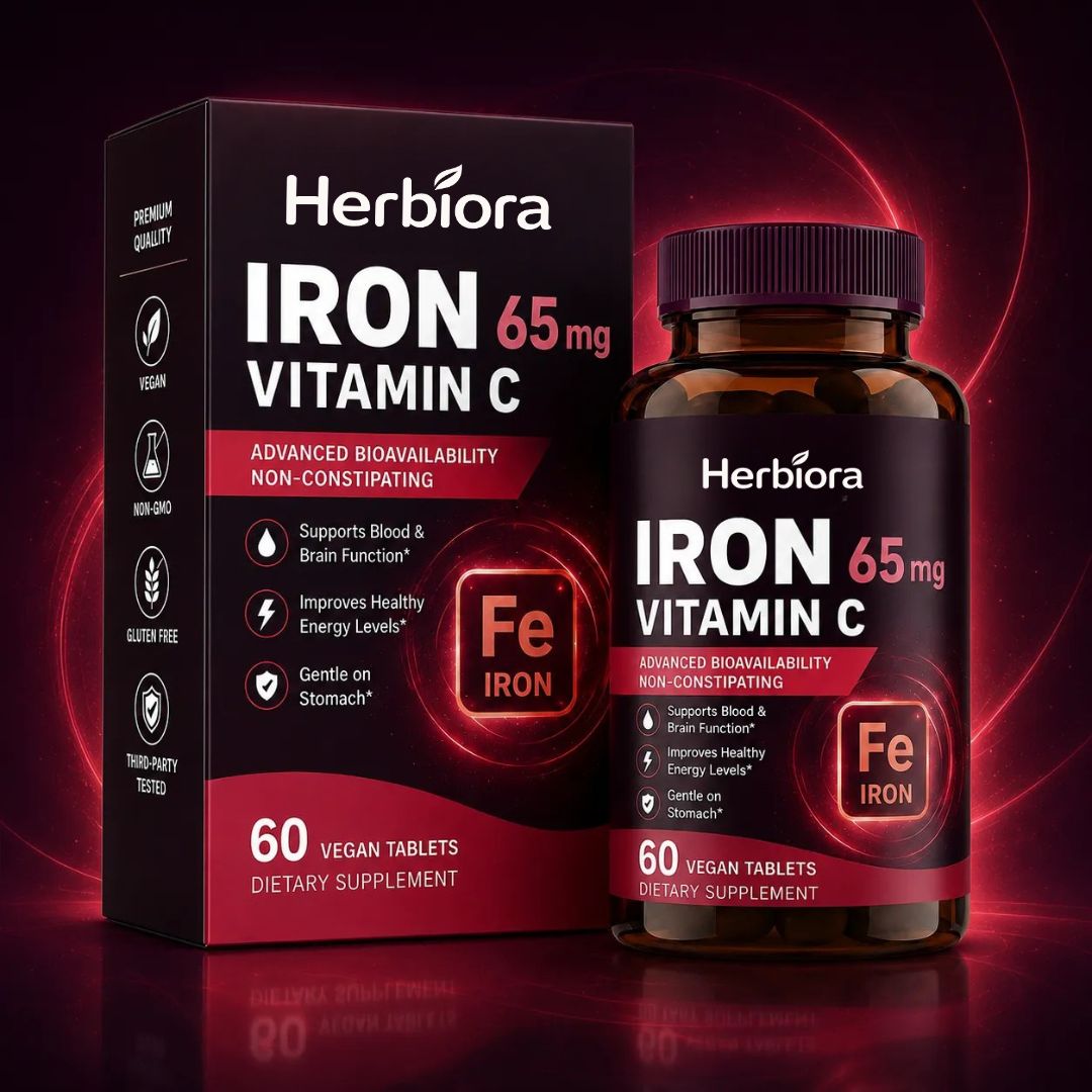 Herbiora Non-Constipating Iron 65mg + Vitamin C