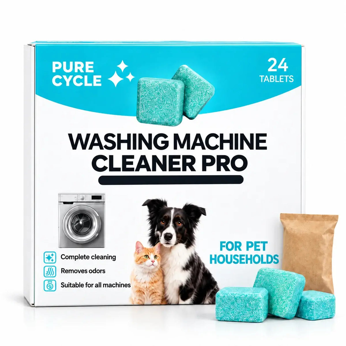 PURE CYCLE: PROFESSIONAL WASHING MACHINE CLEANER