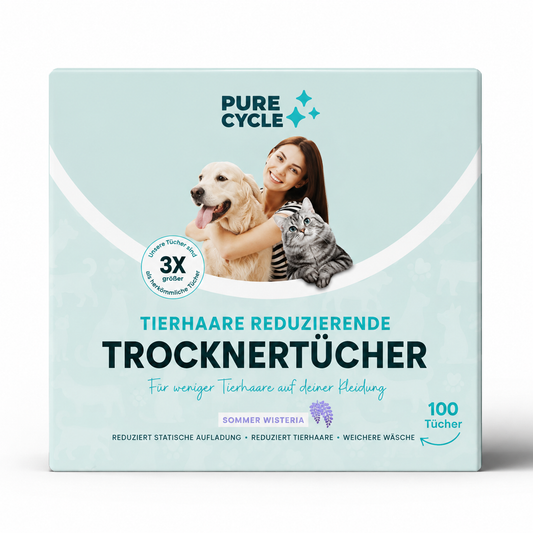 Purecycle - Trocknertücher zur Reduzierung von Tierhaaren