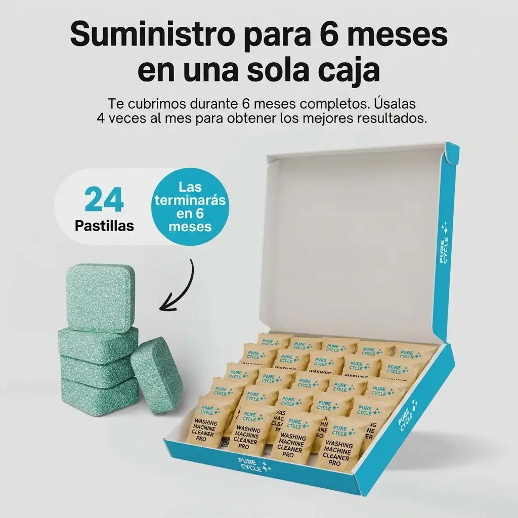 PURE CYCLE: LIMPIADOR PROFESIONAL PARA LAVADORAS