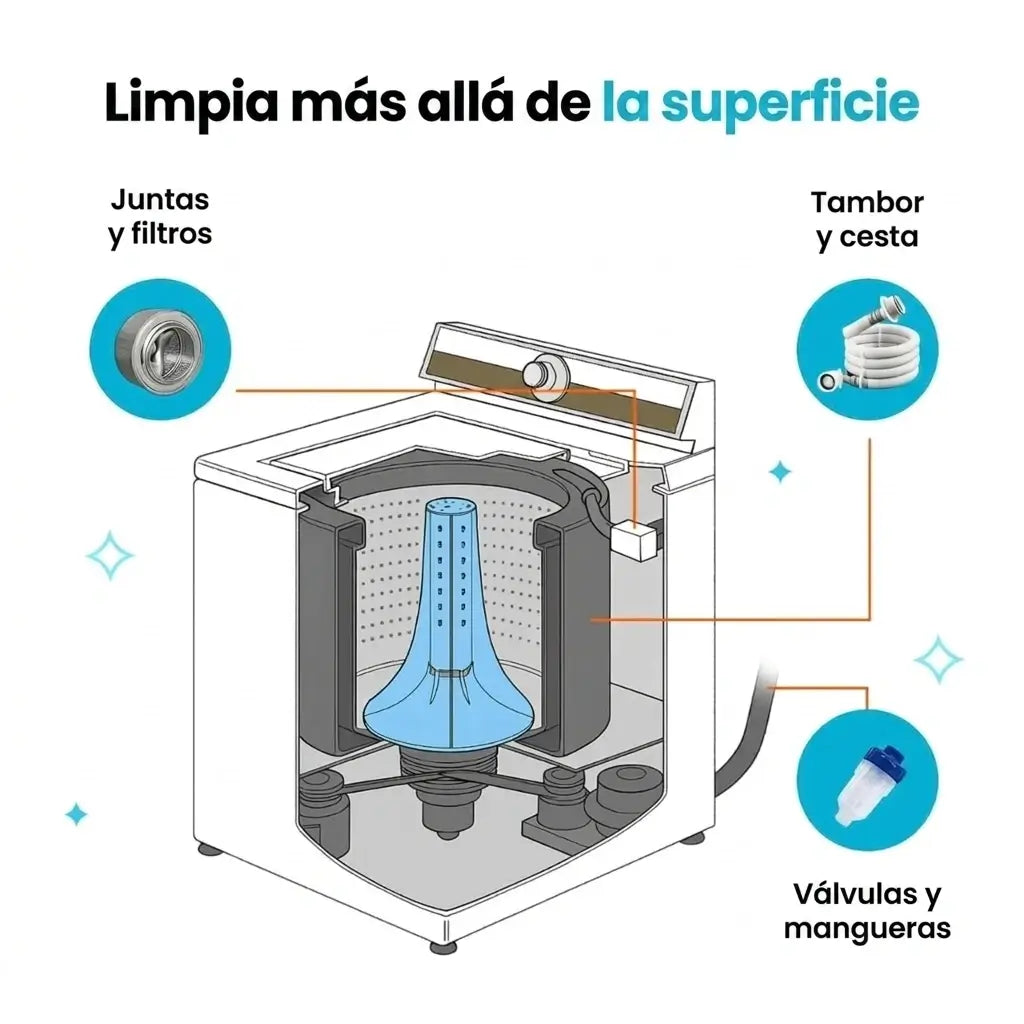 PURE CYCLE: LIMPIADOR PROFESIONAL PARA LAVADORAS