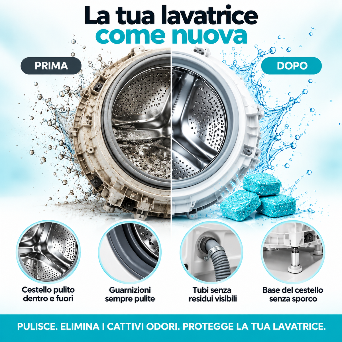 PURECYCLE: DETERGENTE PROFESSIONALE PER LAVATRICI