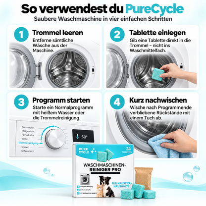 PURE CYCLE: DETERGENTE PROFESSIONALE PER LAVATRICI